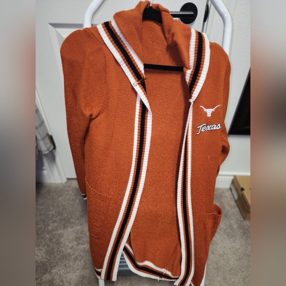 GameDay Couture Hooded Stripe Cardigan